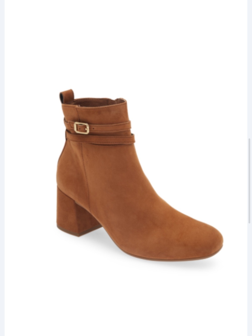 Paul Green Sydney Buckle Bootie in Toffee Suede
